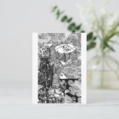 Bovenste bergpen en Briefkaart ter illustratie van (Staand voorkant)