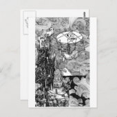 Bovenste bergpen en Briefkaart ter illustratie van (Voorkant / Achterkant)