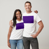 Bovenste borst Paarse ruis grafisch T-shirt – aanp (Unisex)