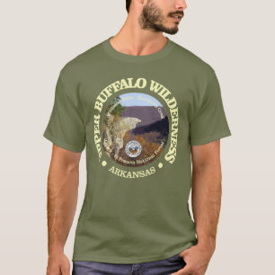 Bovenste buffelafwijking t-shirt