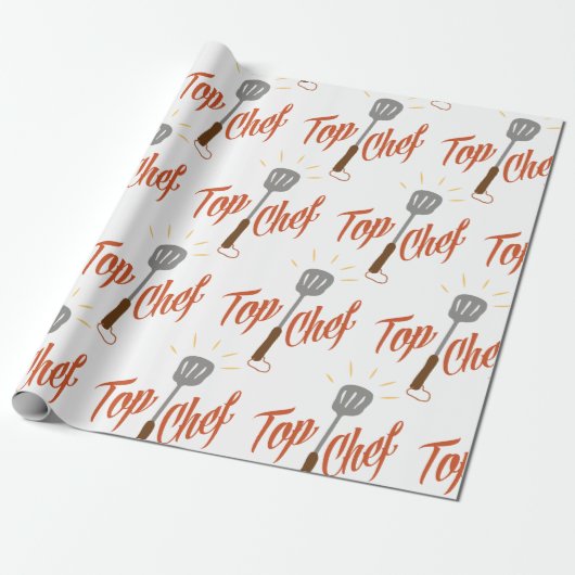 Bovenste Chef Cadeaupapier (Uitgerold)