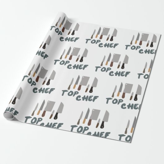 Bovenste Chef Cadeaupapier (Uitgerold)