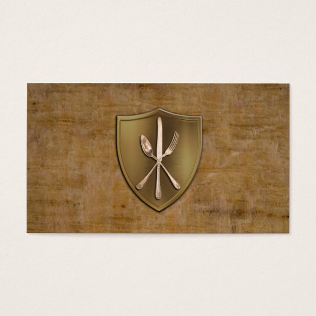 Bovenste Chef Visitekaartjes (Voorkant)