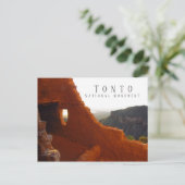 Bovenste Cliff Dwelling, Tonto National Monument ( Briefkaart (Staand voorkant)