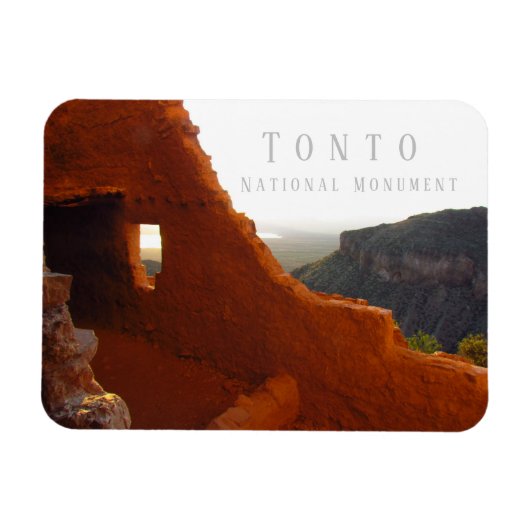 Bovenste Cliff Dwelling, Tonto National Monument ( Magneet (Horizontaal)
