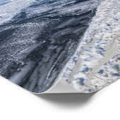 Bovenste cliff over de bevroren missippi rivier poster (Hoek)