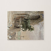 Bovenste deel van de gevel van de St. Mark-kerk, Legpuzzel (Horizontaal)