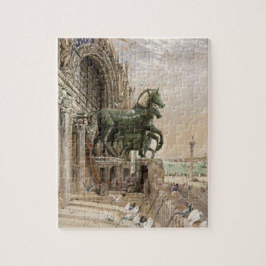 Bovenste deel van de gevel van de St. Mark-kerk, Legpuzzel (Verticaal)