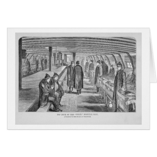 Bovenste dek van het 'Unite'-ziekenhuis, aangeslot (Voorkant Horizontaal)