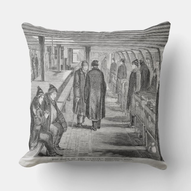 Bovenste dek van het 'Unite'-ziekenhuis, aangeslot Kussen (Voorkant)