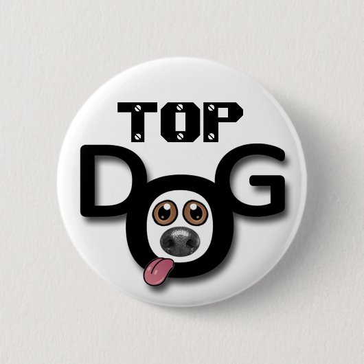 Bovenste dog Button badge (Voorkant)