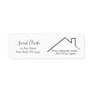 Bovenste etiket van het dak