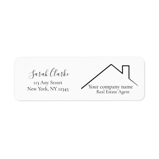 Bovenste etiket van het dak (Voorkant)