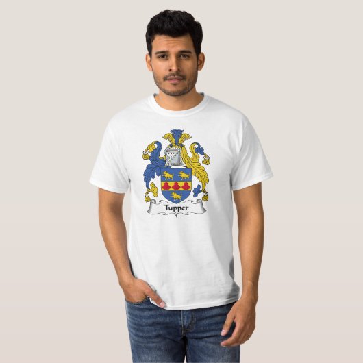 Bovenste familiekust t-shirt (Voorkant volledig)