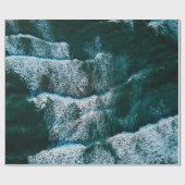 Bovenste foto van het uitzicht van het waterlichaa cadeaupapier (Vlak)