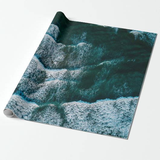 Bovenste foto van het uitzicht van het waterlichaa cadeaupapier (Uitgerold)