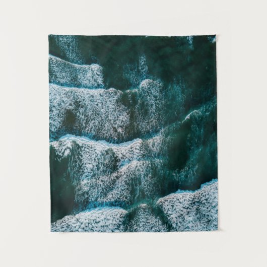 Bovenste foto van het uitzicht van het waterlichaa wandkleed (Voorkant)