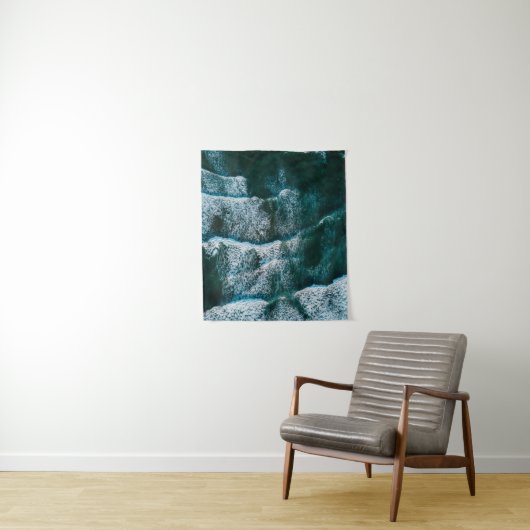 Bovenste foto van het uitzicht van het waterlichaa wandkleed (In situ)