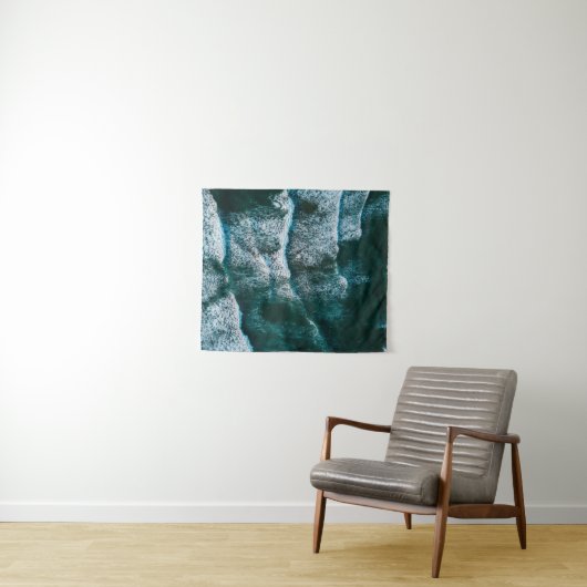 Bovenste foto van het uitzicht van het waterlichaa wandkleed (In Situ (horizontaal))