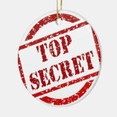 Bovenste geheim Afbeelding Keramisch Ornament (Links)