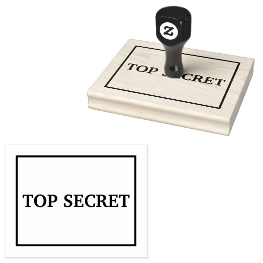 Bovenste geheim rubberstempel (Gestempeld)