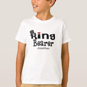 Bovenste hat Ring Bearer T-shirt
