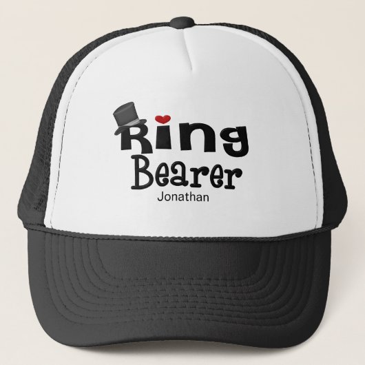 Bovenste hat Ring Bearer Trucker Pet (Voorkant)