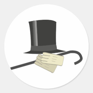 Bovenste hatkist ronde sticker