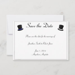 Bovenste hats Bow Stropdassen Blue Gay Weddenschap Save The Date
