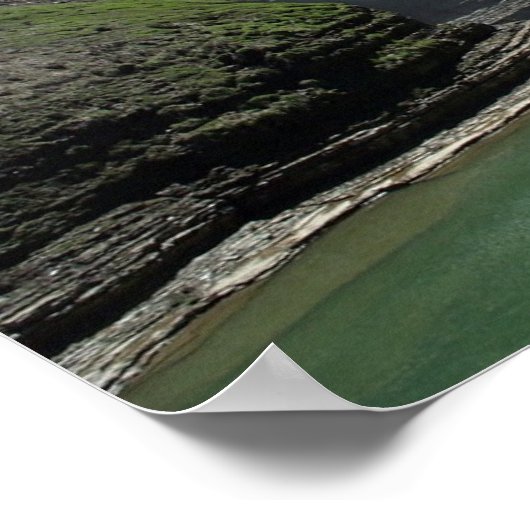 Bovenste Herfst bij Letchworth Poster (Hoek)