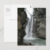 Bovenste Herfst - Johnston Canyon briefkaart (Voorkant / Achterkant)