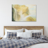 Bovenste Herfst van de Reichenbach (m/v op papier) Canvas Afdruk (Insitu (Slaapkamer))