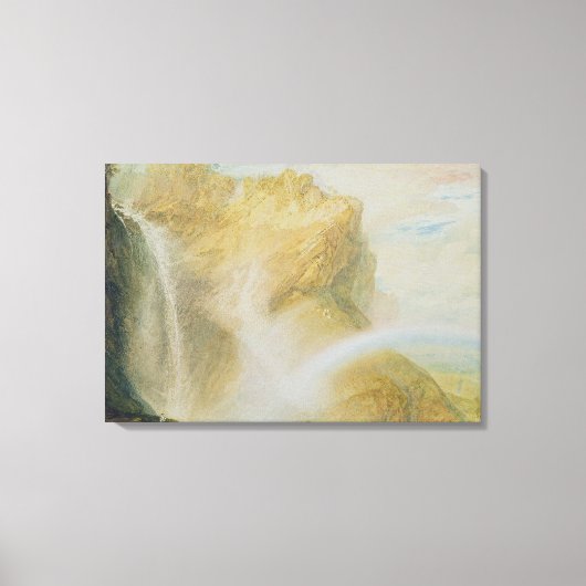 Bovenste Herfst van de Reichenbach (m/v op papier) Canvas Afdruk (Voorkant)