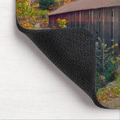 Bovenste Herfsten bedekte brug Vermont Mousepad Muismat (Hoek)