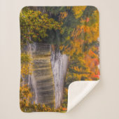 Bovenste Herfsten met volledige kleuren Sherpa Deken (Voorkant)