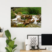 Bovenste Herfsten van Perry Creek Poster (Thuiskantoor)