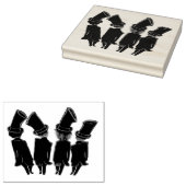 Bovenste Hoed 4 Rubberstempel (Gestempeld)