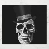 Bovenste hoed bier etiket (Enkel label)