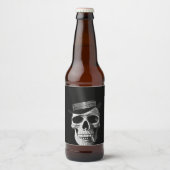 Bovenste hoed bier etiket (Voorkant)