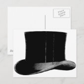 bovenste hoed briefkaart (Voorkant / Achterkant)