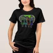 Bovenste Hoed Ontwerp Tri-Blend Shirt (Voorkant)