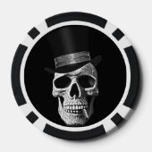 Bovenste hoed poker chips (Achterkant)