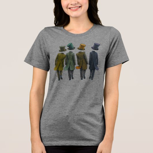 Bovenste hoeden door Eight Tri-Blend Shirt (Voorkant)