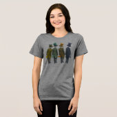 Bovenste hoeden door Eight Tri-Blend Shirt (Voorkant volledig)