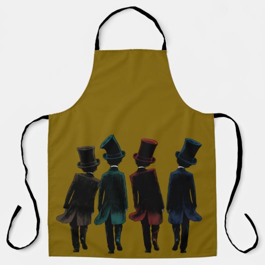 Bovenste hoedenmakers schort (Voorkant)