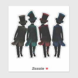 Bovenste hoedenmakers sticker