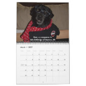 Bovenste hond: Canine Cop van het jaarrooster 2012 Kalender (Mar 2027)