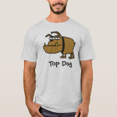 Bovenste hond T-shirt (Voorkant)