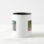 Bovenste hoofdstraat Uitzicht van koloniale beestj Mok (Midden)