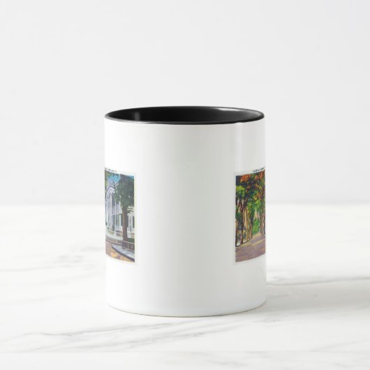 Bovenste hoofdstraat Uitzicht van koloniale beestj Mok (Midden)